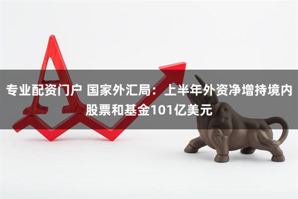 专业配资门户 国家外汇局：上半年外资净增持境内股票和基金101亿美元