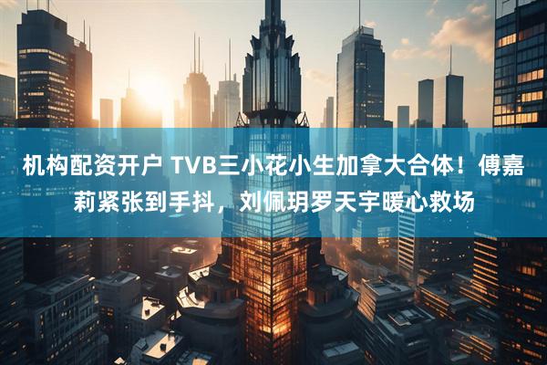 机构配资开户 TVB三小花小生加拿大合体！傅嘉莉紧张到手抖，刘佩玥罗天宇暖心救场